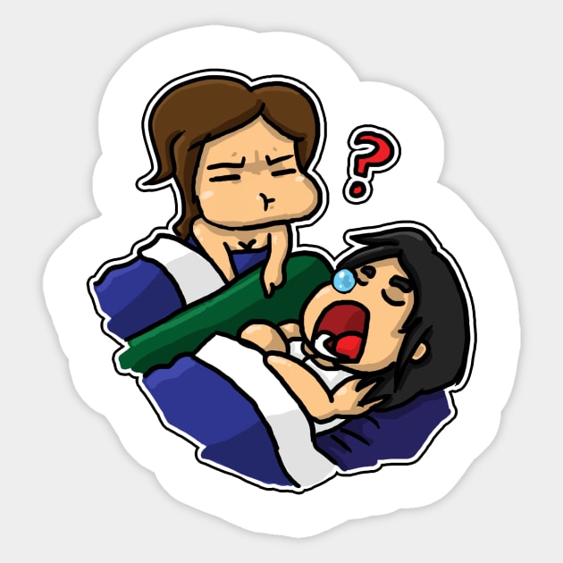 When Things Come Between Us I Pout Sticker by LUFAdventures